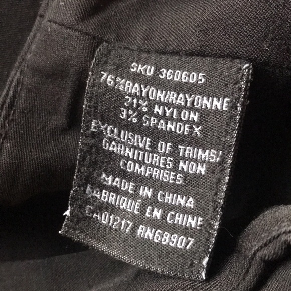 Le Château Size 0 Black Dress Pants - Picture 4 of 5